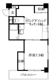 ハイツ立花の間取り画像