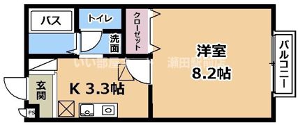プリシェールキャッスルC棟の間取り画像