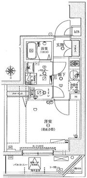 ルクシェール東武練馬の間取り画像