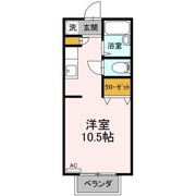パセオ西府 弐番館の間取り画像