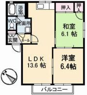 ディアス中山 A棟の間取り画像