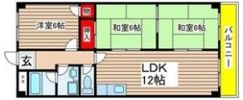 コーポ焼山の間取り画像