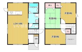 飯野ハイツ(23～26号)の間取り画像