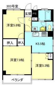 千鶴レジデンスの間取り画像