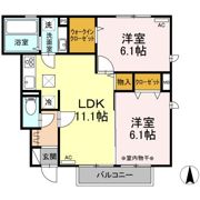 グランポアロ Aの間取り画像