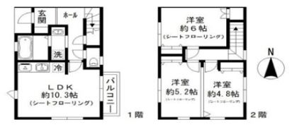 パークヒルⅡの間取り画像