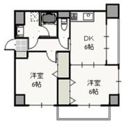 ウッドコート医大南の間取り画像