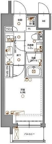 B CITY 東池袋の間取り画像