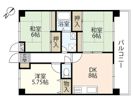 フルーベ庚午の間取り画像