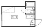 パレス中川II 101（亀有）の間取り画像