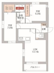 ALBA OVESTの間取り画像