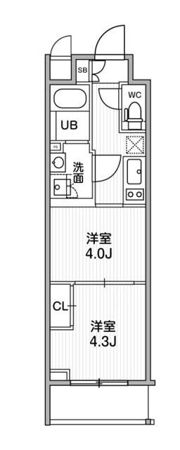 SYFORME東池袋の間取り画像