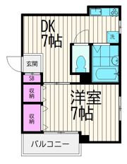 モンタナ北馬込の間取り画像