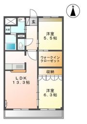 プラッツ・ユーⅠの間取り画像