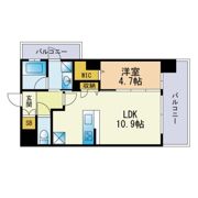 アクタス大橋パークスクエアの間取り画像