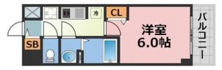 ララプレイス大阪新町ヴェレの間取り画像