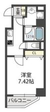 モンサンミッシェル北浜の間取り画像