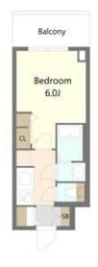 S-RESIDENCE松屋町asenceの間取り画像