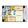 アトリオフラッツ大博町の間取り画像