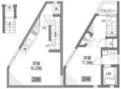 グランエッグス品川の間取り画像