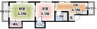 エレガントハイツの間取り画像