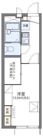 レオパレスはぴねすはうすⅡの間取り画像