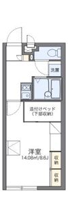 レオパレスグランドゥールの間取り画像