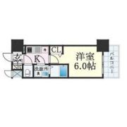 エスリード大阪ザ・ルクスの間取り画像
