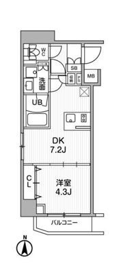 SYFORME西小山の間取り画像