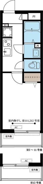 ヴィラ南浦和の間取り画像