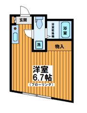 DIO下北沢の間取り画像