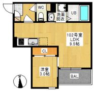 レガリスト Nの間取り画像