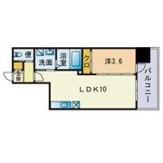 モダンパラッツォ唐人町の間取り画像