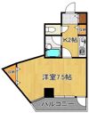ダイナコートヒルズ折尾 415号室の間取り画像
