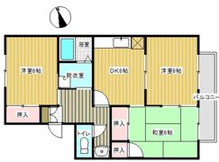 セジュール千歳の間取り画像