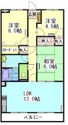 陽香マンションの間取り画像