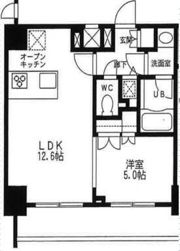 カスタリア門前仲町Ⅱの間取り画像