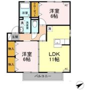 クレストコートC棟の間取り画像