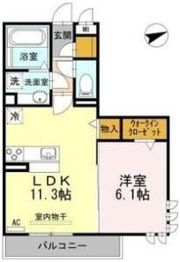 ソレイユ菅田の間取り画像