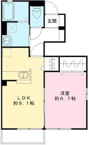 プルミエール野澤 Gの間取り画像