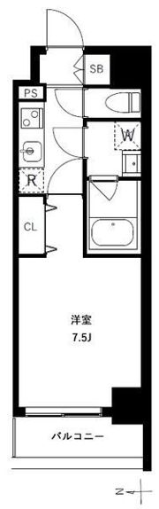 アーバンパーク浅草Ⅱの間取り画像