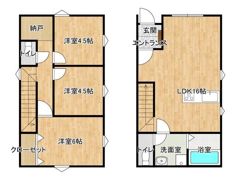 上島戸建の間取り画像