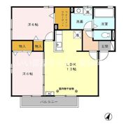 エクレール Bの間取り画像