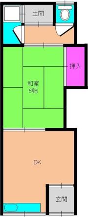 黒原住宅の間取り画像