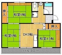ビレッジハウス本城3号棟の間取り画像
