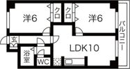 コーポ山陽の間取り画像