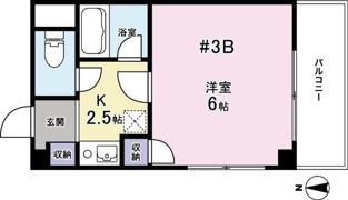 早稲田桜並木AVEの間取り画像