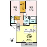 グランシャリオ藤の間取り画像