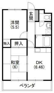 マンション歩の間取り画像