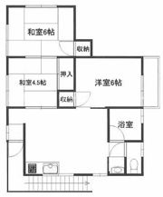 馬堀町2丁目2階の間取り画像